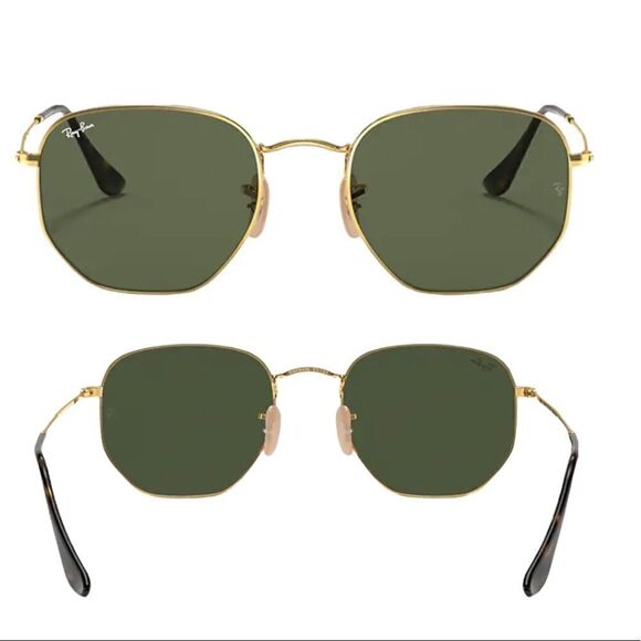 RAYBAN RB3548N HEXAGONAL Unisex Sunglasses Gold G -15 Lens 51-21 145
NWT - Picture 1 of 9